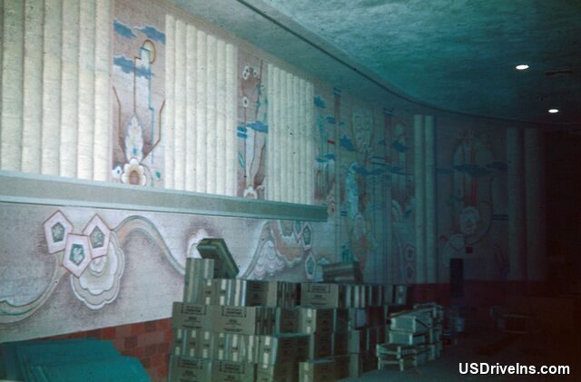 Harbor Theatre interior murals, second view