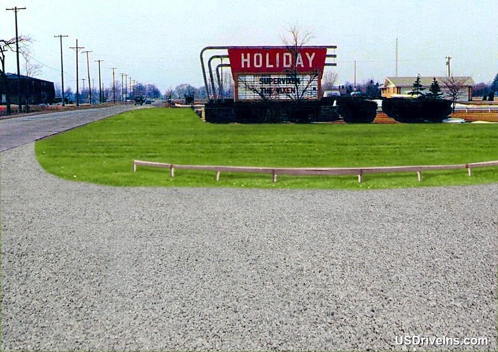 Holiday Drive-In marquee sign